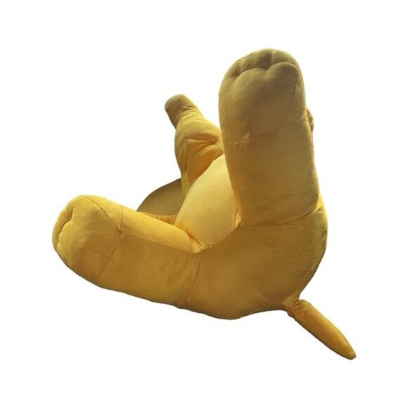 Yellow Elephant Nylon Parachute Hard Stuffed Animal Plush 9" - Picture 5 of 5